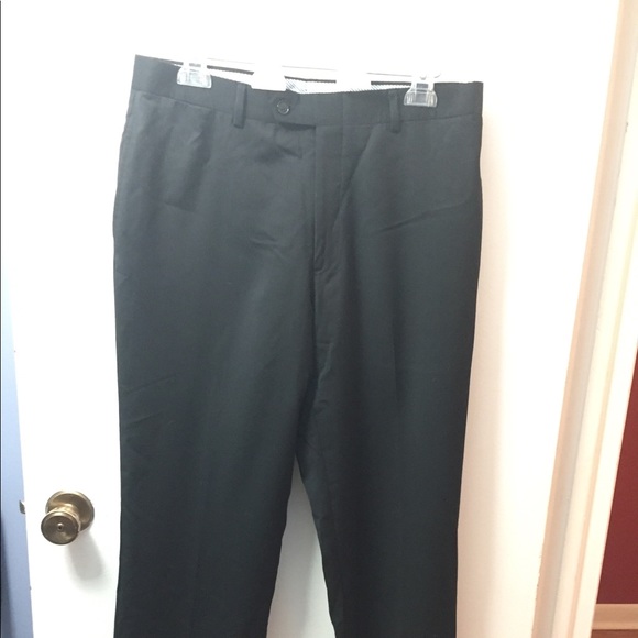 Men’s Tommy Hilfiger black dress pants 34x30 - Picture 1 of 3